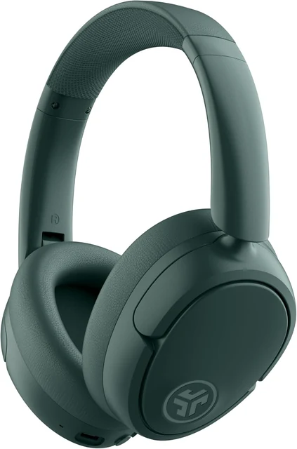 Sage green JLab headphones