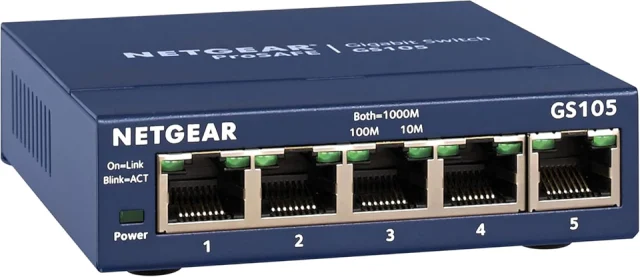 NETGEAR GS105NA 5-Port Gigabit Ethernet Switch