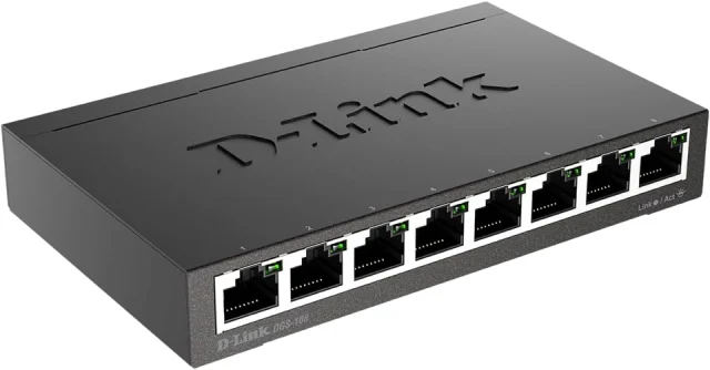 D-Link 8-Port Gigabit Unmanaged Ethernet Switch