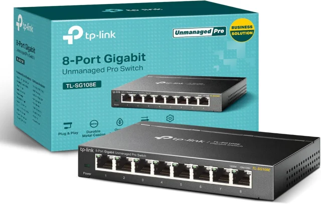 TP-Link TL-SG108E 8 Port Gigabit Easy Smart Switch