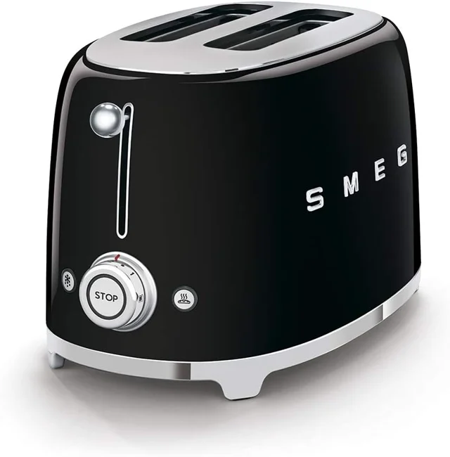 Smeg TSF01 2-Slice Black
