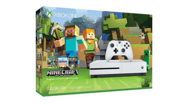 Xbox One S 500GB Minecraft Bundle