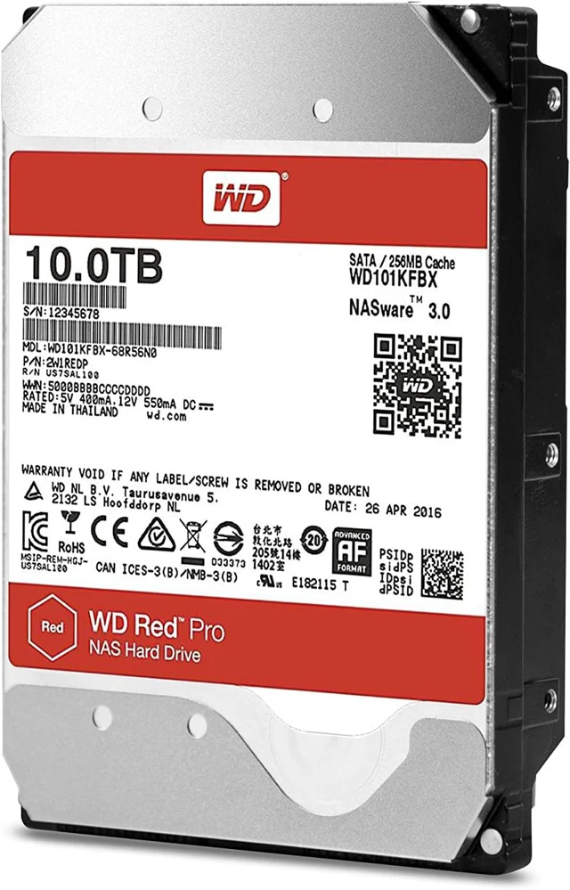 Western Digital 10TB Red Pro NAS Hard Drive