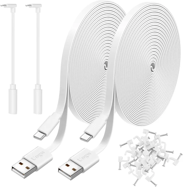 Uogw 20FT Power Extension Cable USB A to USB C