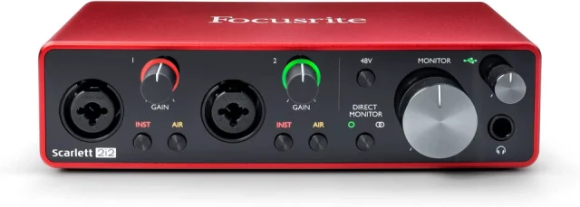 Scarlett 2i2 3rd Gen USB Audio Interface