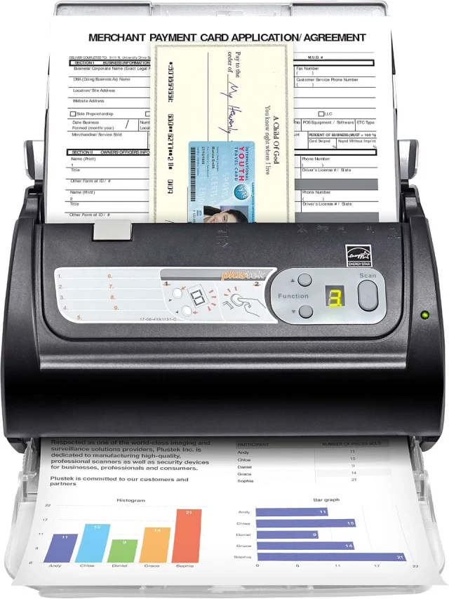 Plustek PS188 Document Scanner