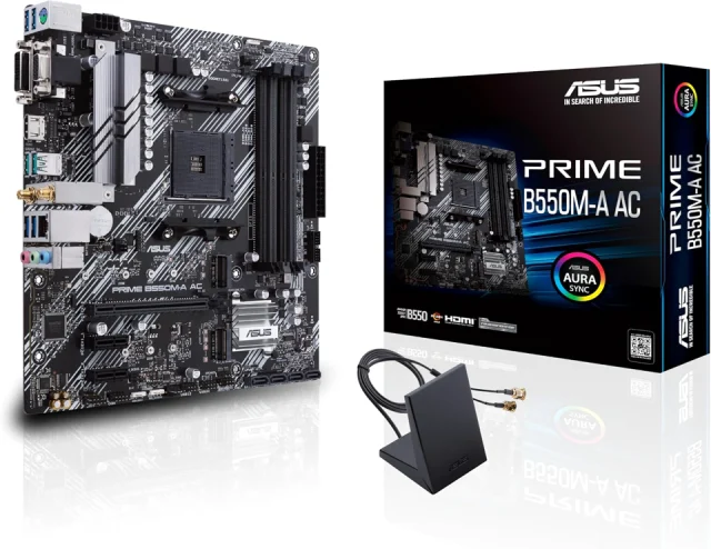 ASUS Prime B550M-A AC Micro ATX Motherboard