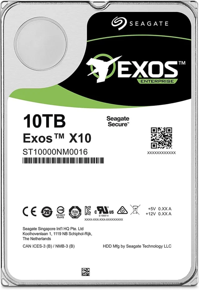 Seagate Enterprise Capacity ST10000NM0016 10TB