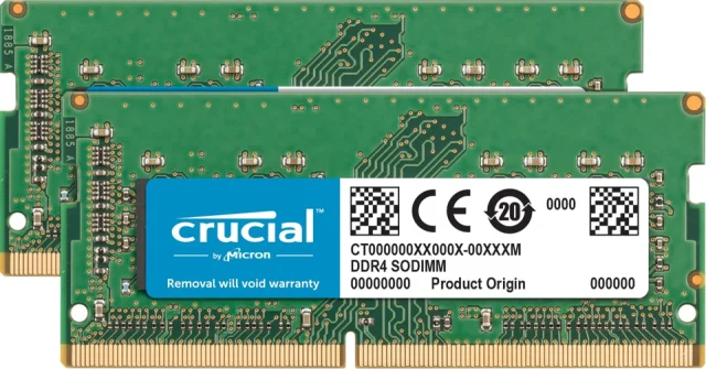 Crucial 2x32GB DDR4-2666 CL19 SO-DIMM
