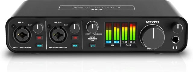 MOTU M4 4x4 USB-C Audio Interface