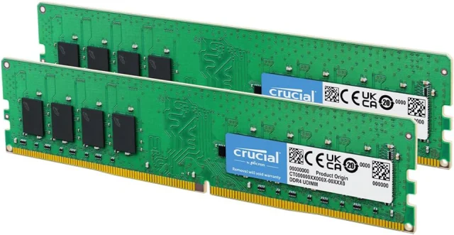 Crucial 2x8GB DDR4-3200 CL22