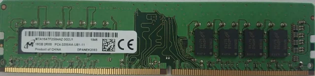 Micron MTA16ATF2G64AZ-3G2J1 16GB DDR4-3200 CL22