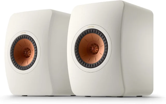 KEF LS50 Meta Mineral White Pair