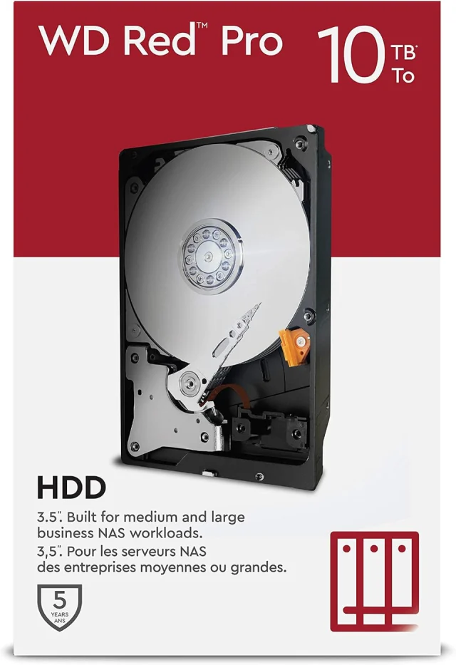 WD Red Pro 10TB NAS 3.5" Internal Hard Drive