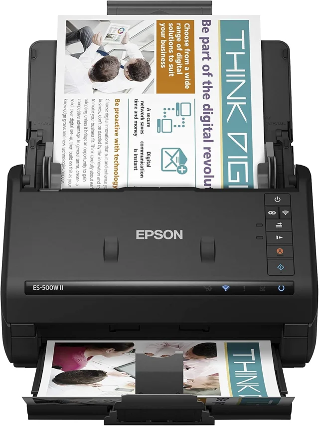 Epson Workforce ES-500W II Wireless Duplex Scanner