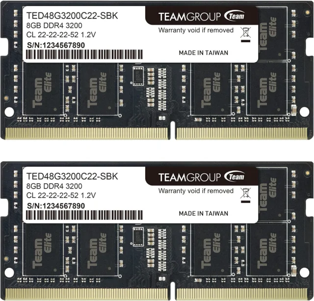 TEAMGROUP Elite 2x8GB DDR4-3200 CL22 SO-DIMM