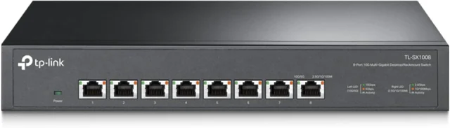 TP-Link TL-SX1008 8-Port 10G/Multi-Gig Unmanaged Switch