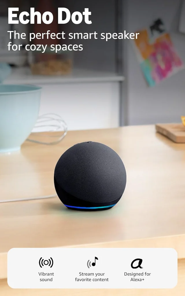 Amazon Echo Dot (newest model) Charcoal