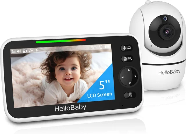 HelloBaby HB6550 5" Video Baby Monitor