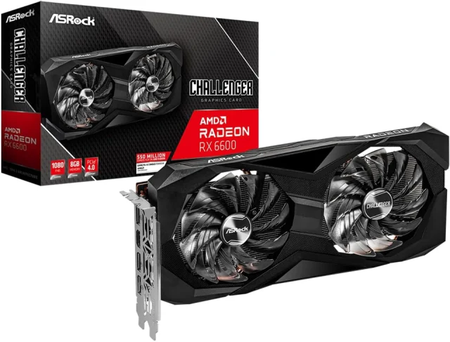 ASRock Radeon RX 6600 Challenger D 8GB GDDR6