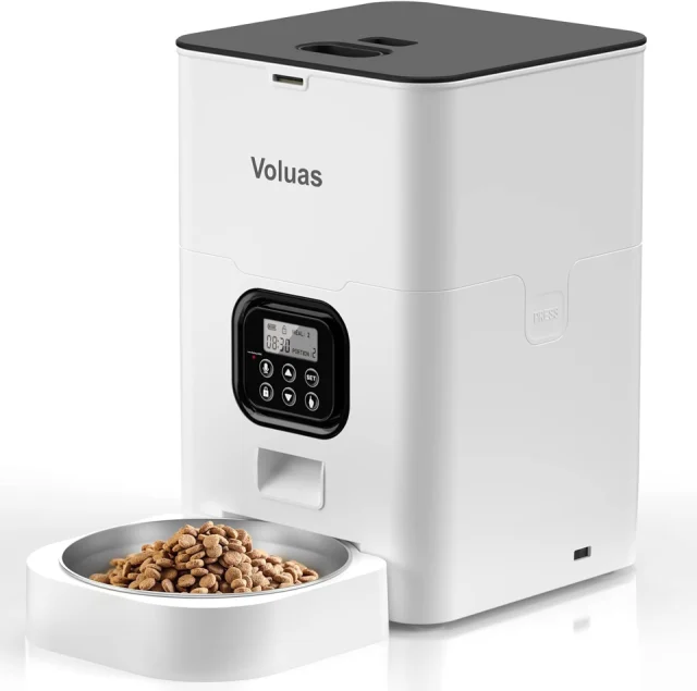 VOLUAS Automatic Cat Feeder, 4L