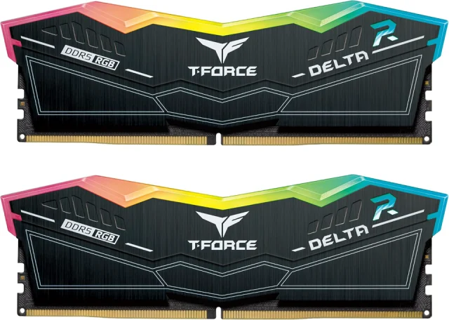 T-Force Delta RGB 2x16GB DDR5-6000 CL38 Black