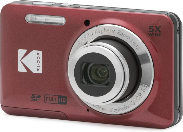 KODAK PIXPRO FZ55 16MP Compact Digital Camera Red