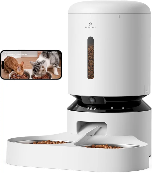 PETLIBRO Automatic Cat Feeder with Camera, 1080P HD
