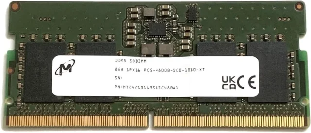 Micron MTC4C10163S1SC48BA1 8GB DDR5-4800 SO-DIMM
