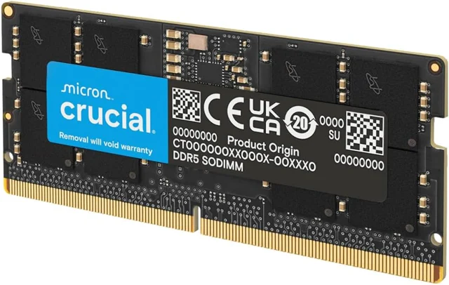 Crucial 32GB DDR5-5600 CL46 SO-DIMM