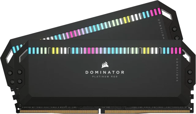 Corsair Dominator Platinum RGB 2x32GB DDR5-6000 CL40 Black