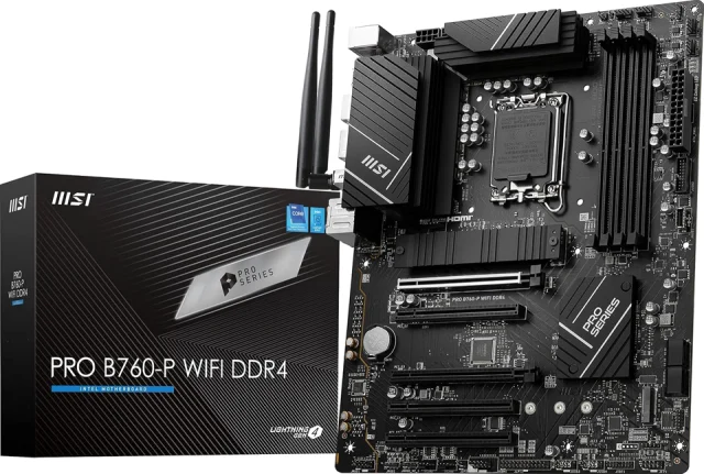 MSI PRO B760-P WiFi DDR4 Motherboard