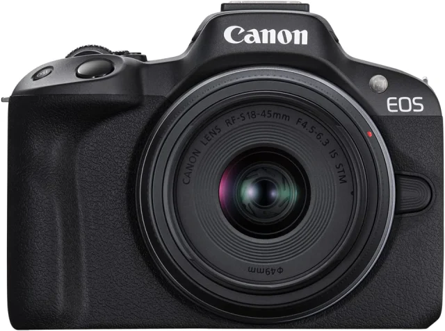 Canon EOS R50 Mirrorless Camera RF-S18-45mm Lens Kit