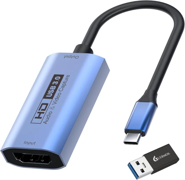 Guermok GM-29E-Blue Video Capture Card, 2K@30FPS