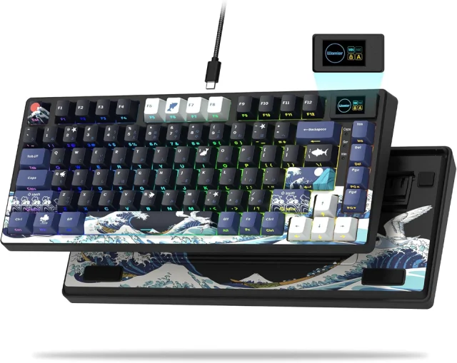 Womier SK80 75% Color Multimedia Display Keyboard