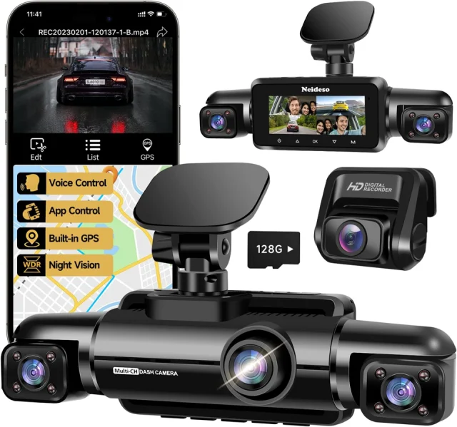 Neideso N300 360° 4-Channel Dash Cam