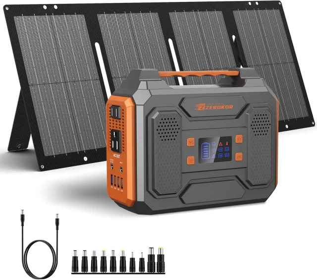 ZeroKor 300W Portable Solar Generator