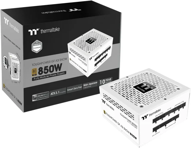 Thermaltake Toughpower GF A3 850W ATX 3.1 White