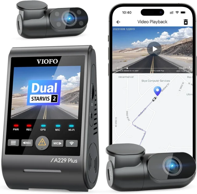VIOFO A229 Plus 3 Channel Dash Cam