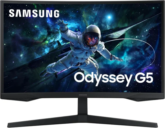 Samsung 27-Inch Odyssey G55C QHD Curved Gaming Monitor