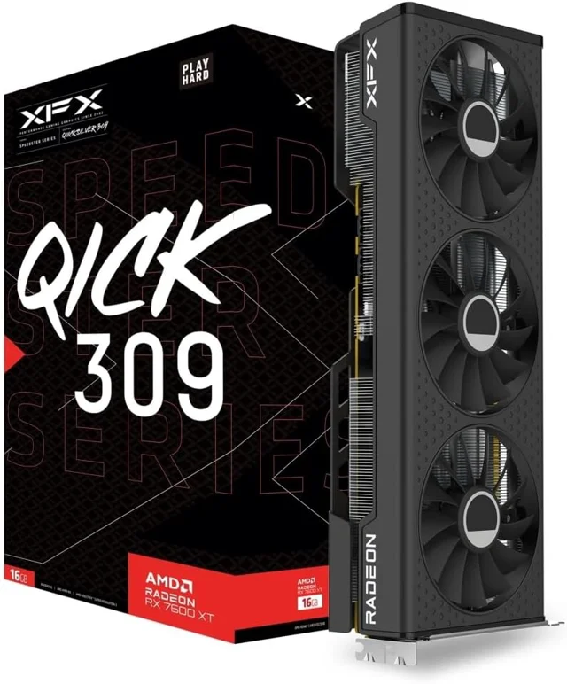 XFX Speedster QICK309 Radeon RX 7600XT 16GB