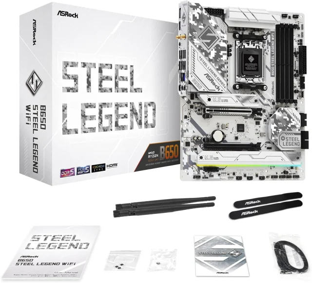 ASRock B650 Steel Legend WiFi 6E ATX Motherboard