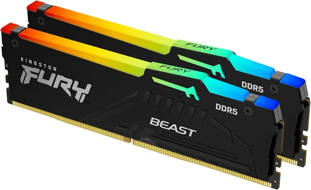 Kingston FURY Beast RGB 64GB DDR5 6400MT/s