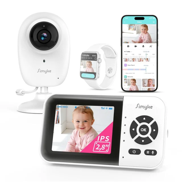 Simyke 1080P AI Video Baby Monitor