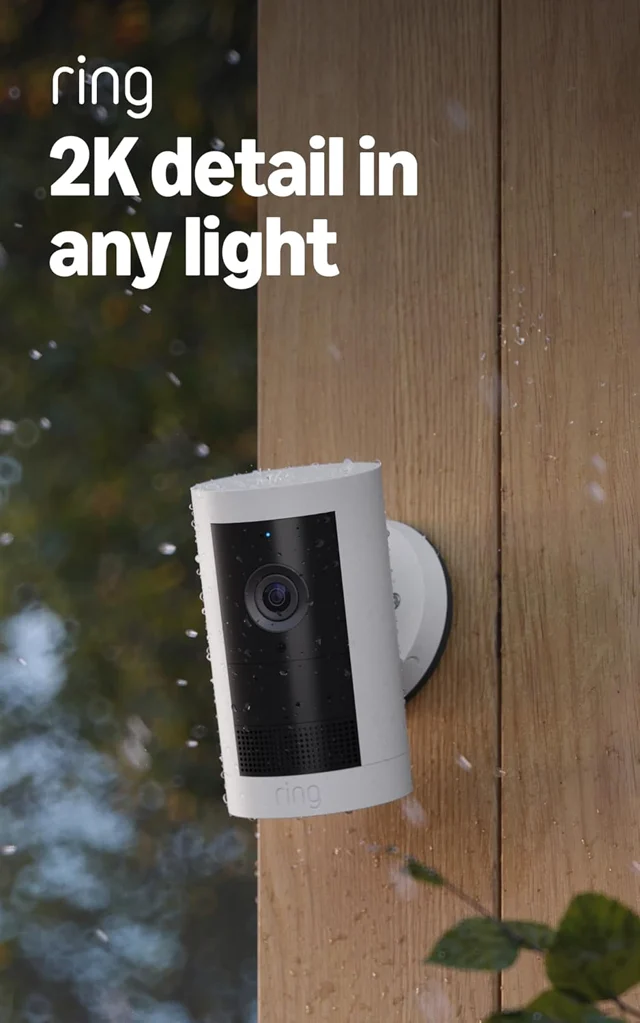 Ring Outdoor Cam Plus Battery White