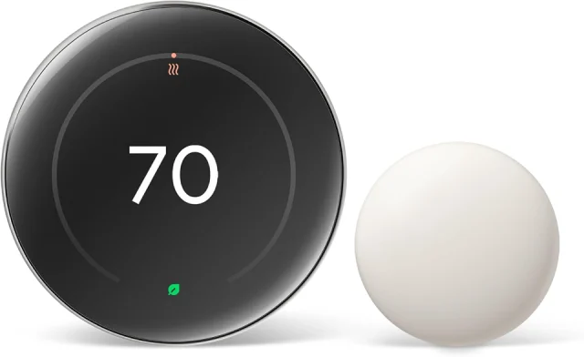 Google Nest Learning Thermostat (4th gen) + Sensor