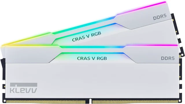 KLEVV CRAS V RGB DDR5 64GB (2x32GB) 6000MHz CL30 White