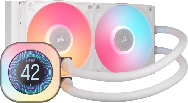Corsair iCUE Link Titan 240 RX LCD White