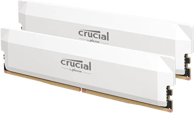 Crucial Pro 2x16GB DDR5-6400 CL38 White