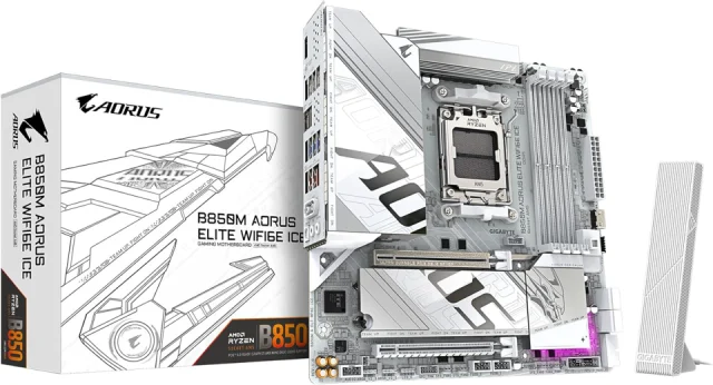 GIGABYTE B850M AORUS Elite WIFI6E ICE Motherboard